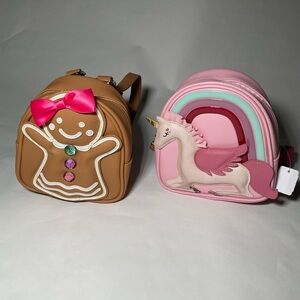 Cute girly mini backpack purses